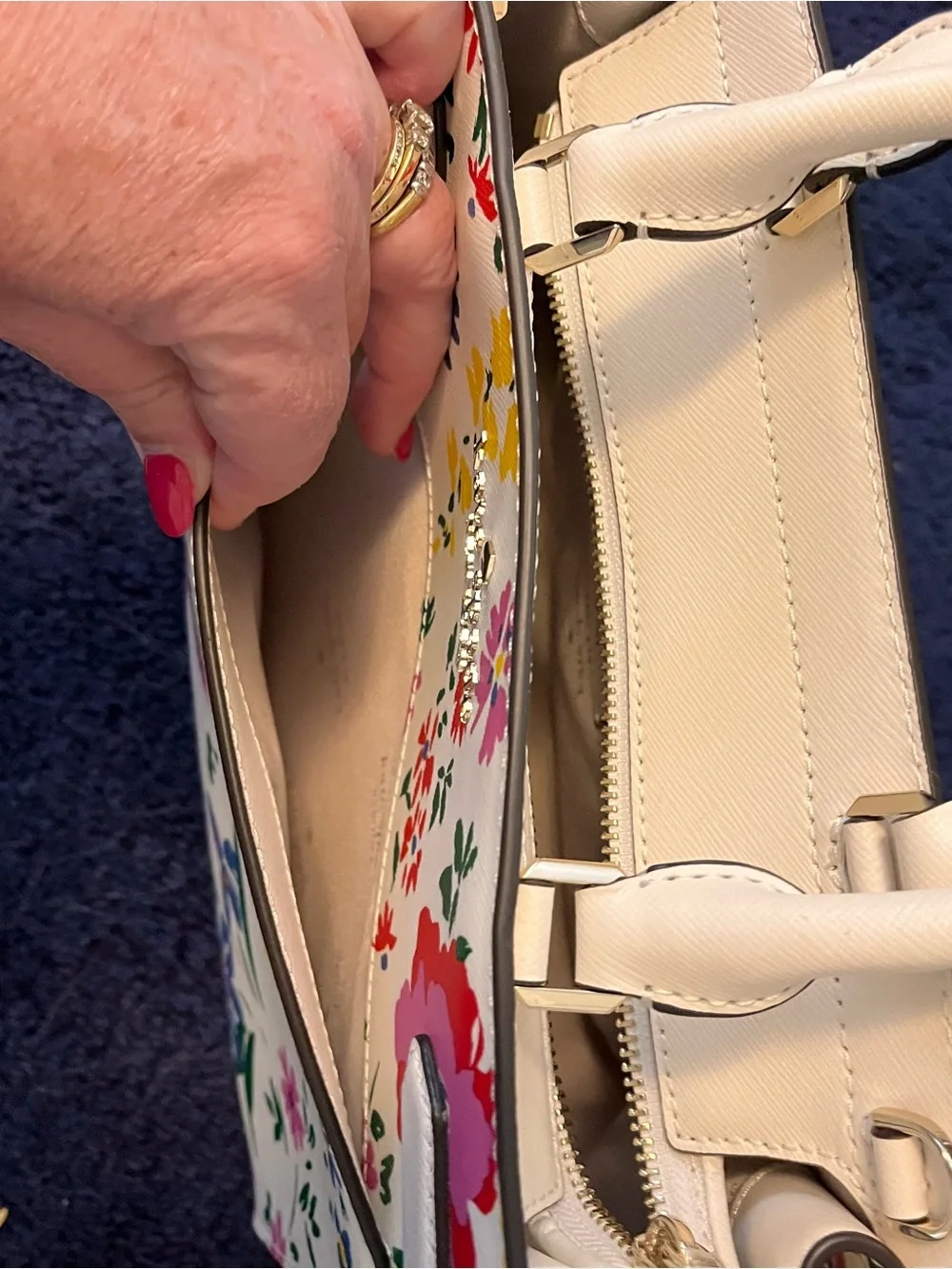 kate spade Staci Garden Bouquet Medium Satchel